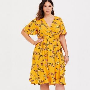 Torrid Mustard Yellow Dress